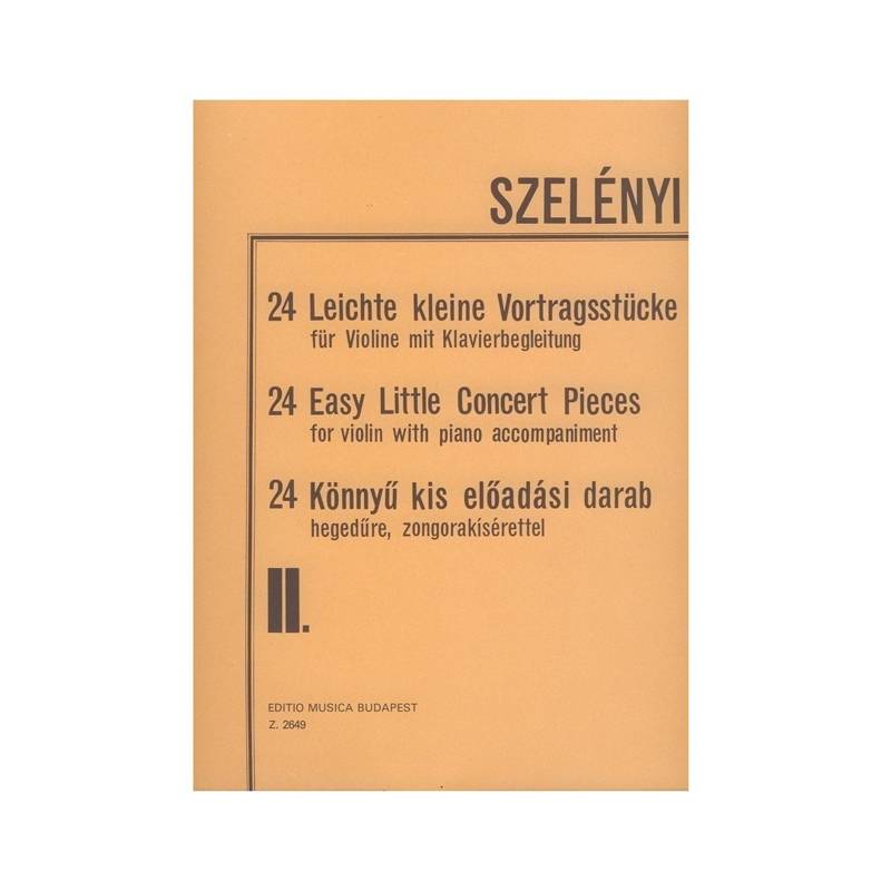 24 Easy Little Concert Pieces | for Violin with Piano Accompaniment II
