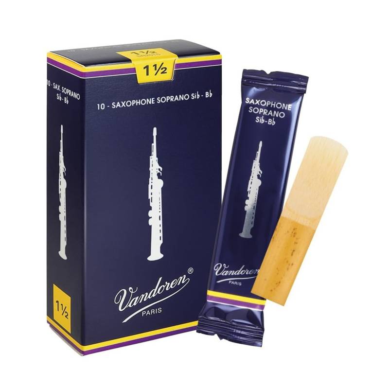 Vandoren Reeds | Soprano Sax 1.5 (Single Reeds)