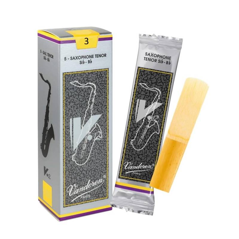 Vandoren V12 Reeds | Tenor Sax 3 (Single Reeds)