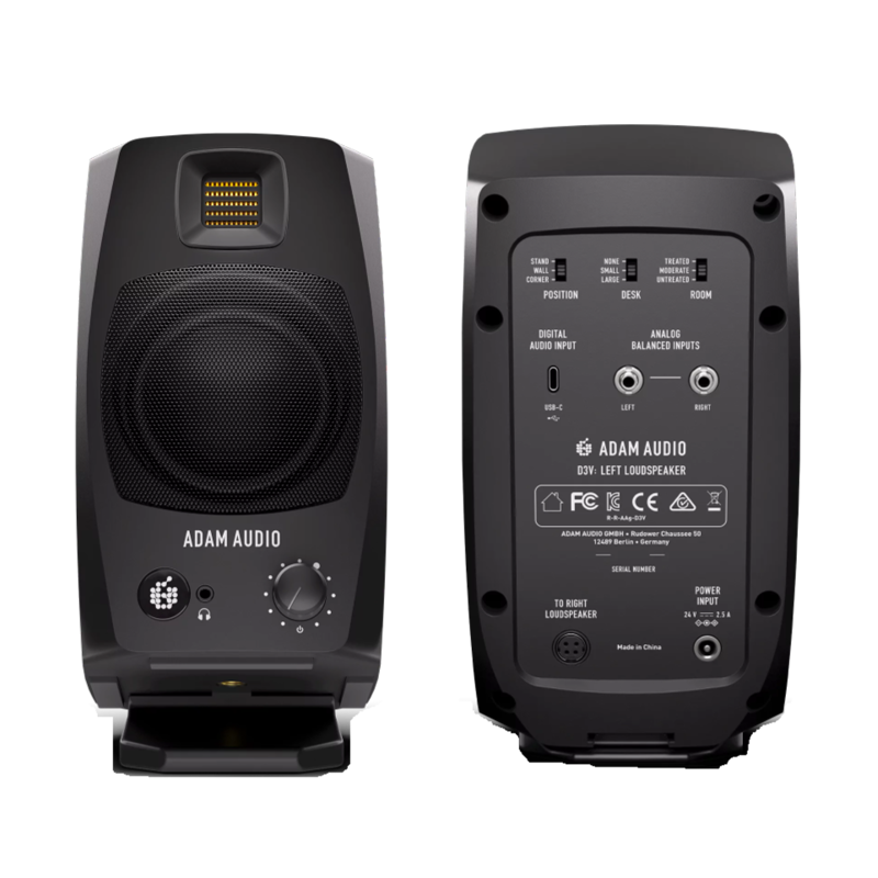 Adam Audio D3V | 3.5" Active Studio Monitors