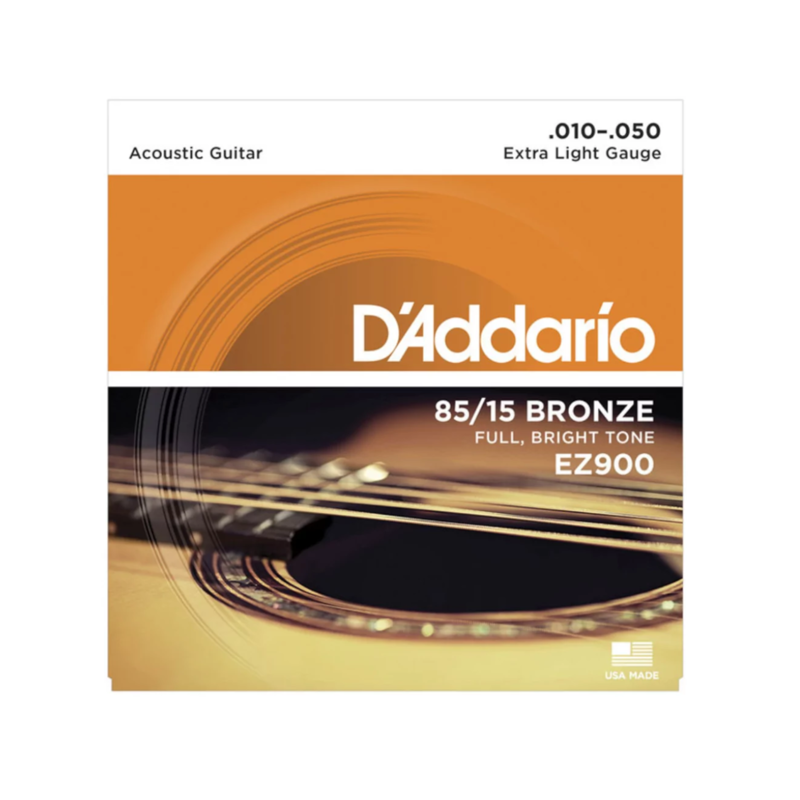 D'addario EZ900 | 85/15 Bronze Acoustic Strings 10-50