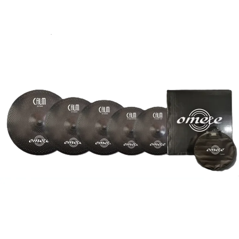 Omete Calm Series | Low Volume Cymbal Pack (Black)