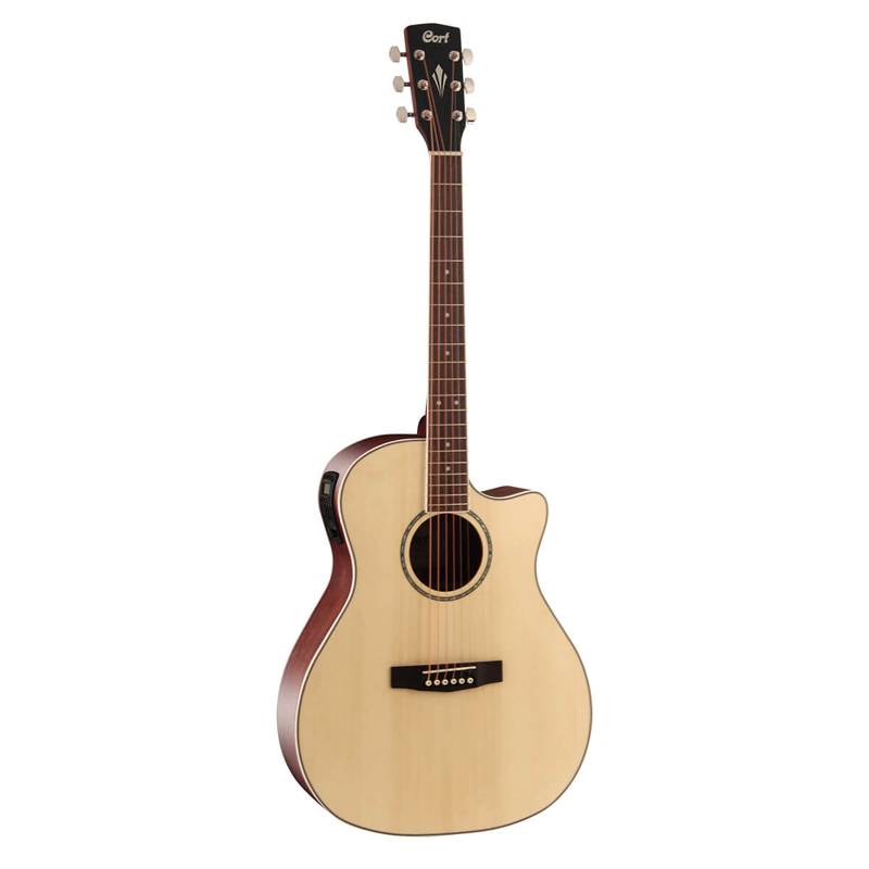 Cort GA-MEDX | Acoustic Electric Guitar (Open Pore Natural)