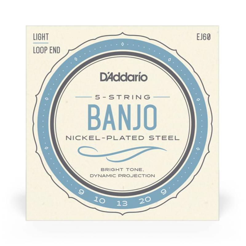D'addario EJ60 | 5 String Banjo Strings