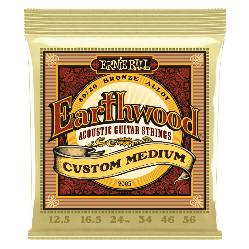 Ernie Ball 2005 | 12.5-56 Acoustic 80/20 Bronze Guitar Strings