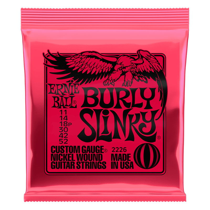 Ernie Ball 2226 | 11-52 Burly Slinky Electric Guitar Strings