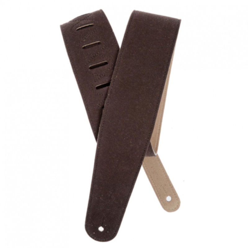 PlanetWaves 25SS01-DX | Suede Brown Guitar Strap