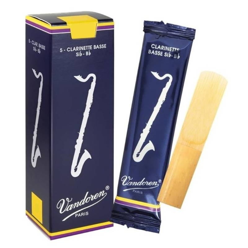 Vandoren Traditional | Bass Clarinet Sax No. 1.5 (Single Reeds)