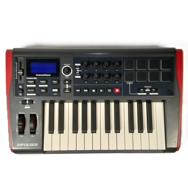 Novation Impulse 25 | 2nd Hand, 25 Key Midi Keyboard