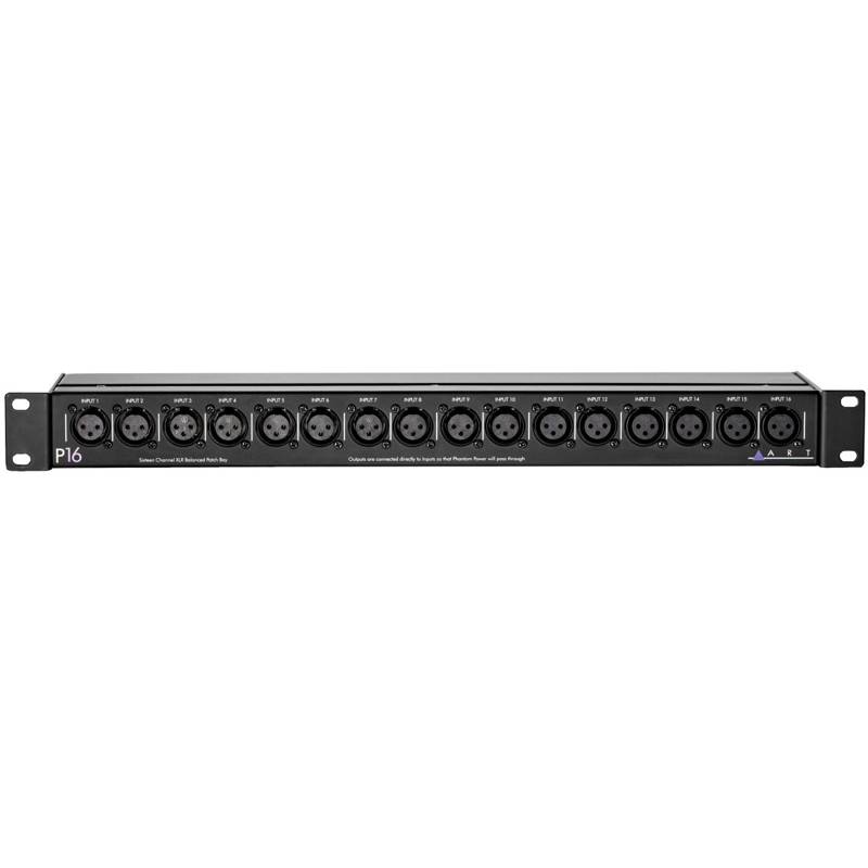 Art P16 | 16 Channel XLR Patch Bay