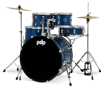 PDP CENTERstage | 5 Piece Drum Kit (Royal Blue Sparkle)