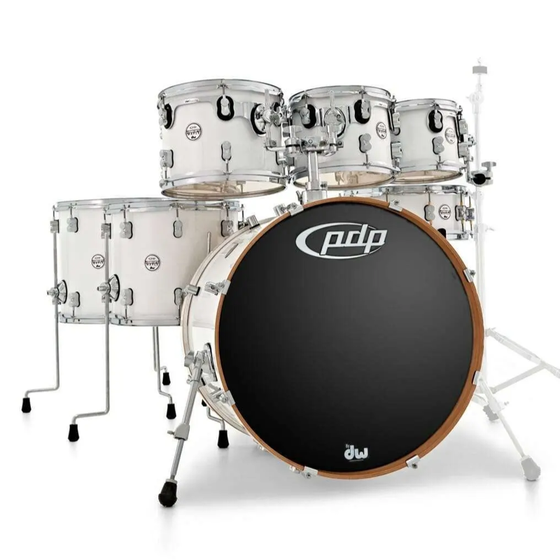 PDP Concept | 7 Piece Maple Shell Pack (Pearlescent White) 