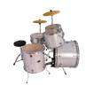 Hybrid HD5 | 5 Piece Drum Kit with Paste Cymbals and Mesh Heads (Lazer Silver)