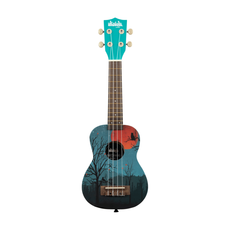 Kala Ukadelic Graphic Top | Soprano Ukuleles (Moonrise)