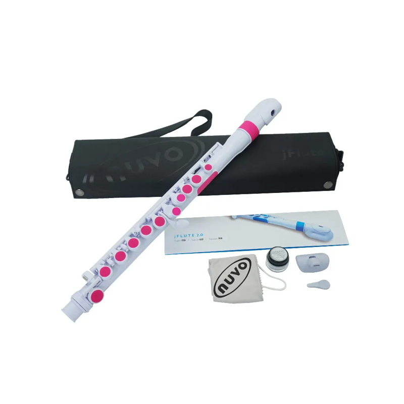 Nuvo | jFlute 2.0 (White with Pink)
