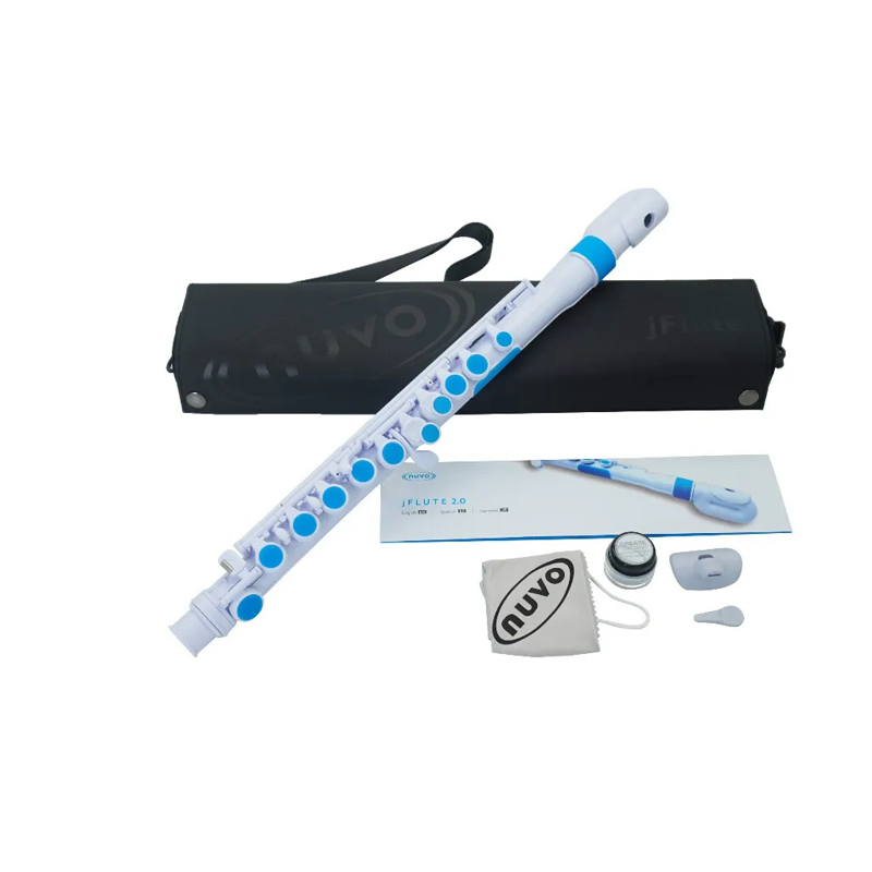 Nuvo | jFlute 2.0 (White with Blue)