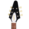 Epiphone ECJHFV-EB | Jimi Hendrix Love Drops Flying V Electric Guitar (Ebony)