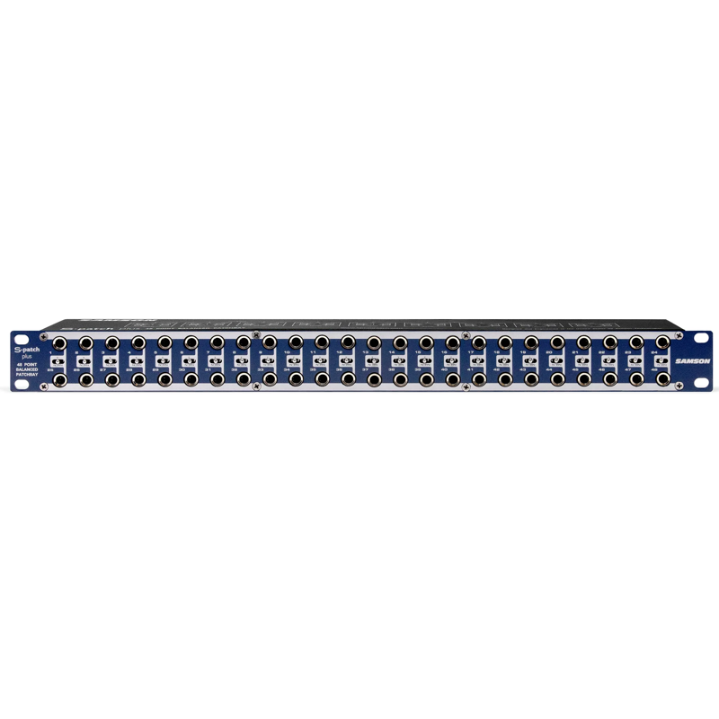 Samson S-Patch Plus | 48-Point Balanced Patchbay