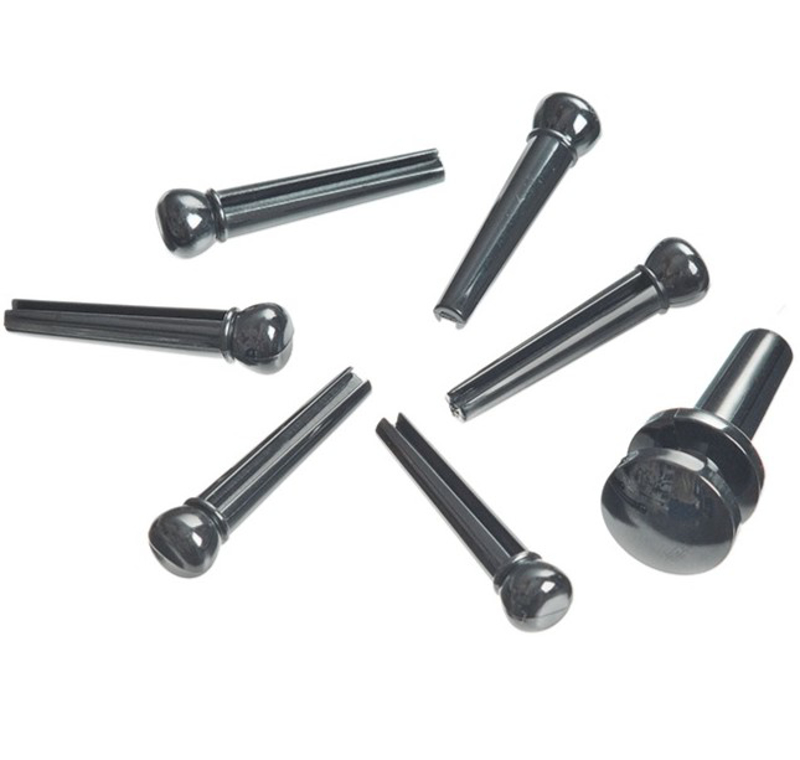 Planet Waves PWPS9 | Bridge Pin Set Black Ebony