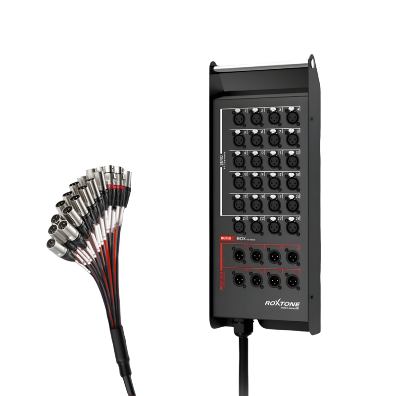 Roxtone STBN2408L30 | 24+8 Channel 30M Snake Cable 