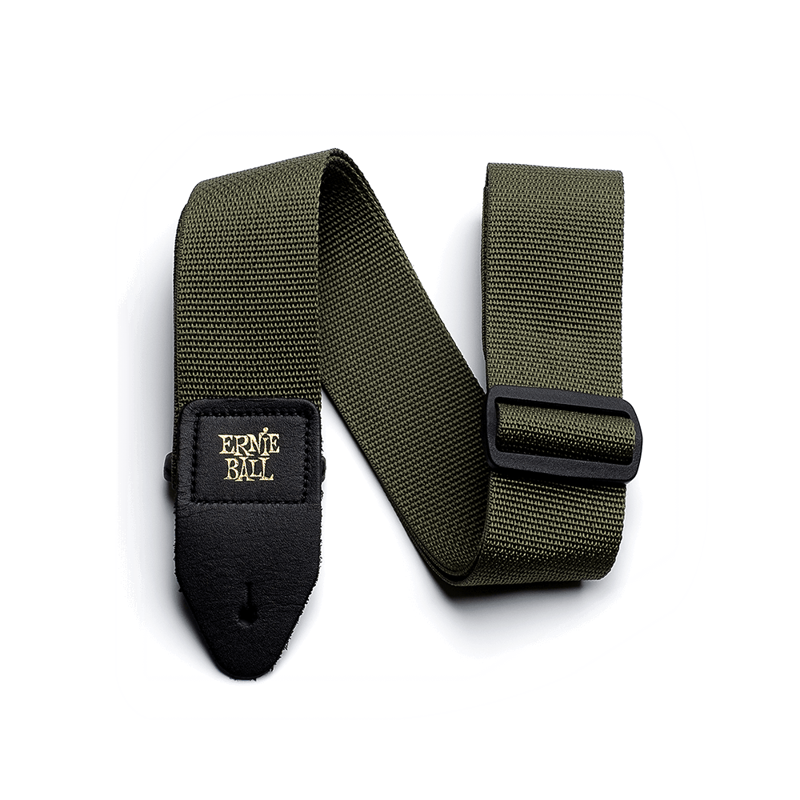 Ernie Ball 4048 | Polypro Guitar Strap Bass Strap (Olive)