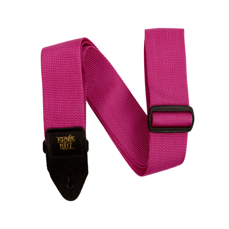Ernie Ball 5355 | Polypro Guitar Strap/Bass Strap - Raspberry