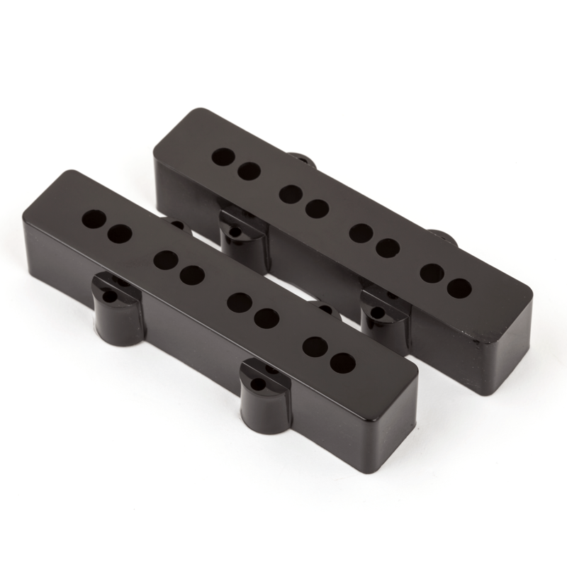 Fender 0992038000 | Pure Vintage Jazz Bass Plastic Pickup Cover Set Black
