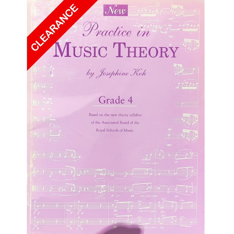 Picture of Josephine Koh | Practice in Music Theory Grade 4 (Clearance Stock)