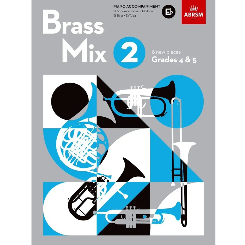 Brass Mix book 2 E flat Piano Accompaniment | Grade 4& 5