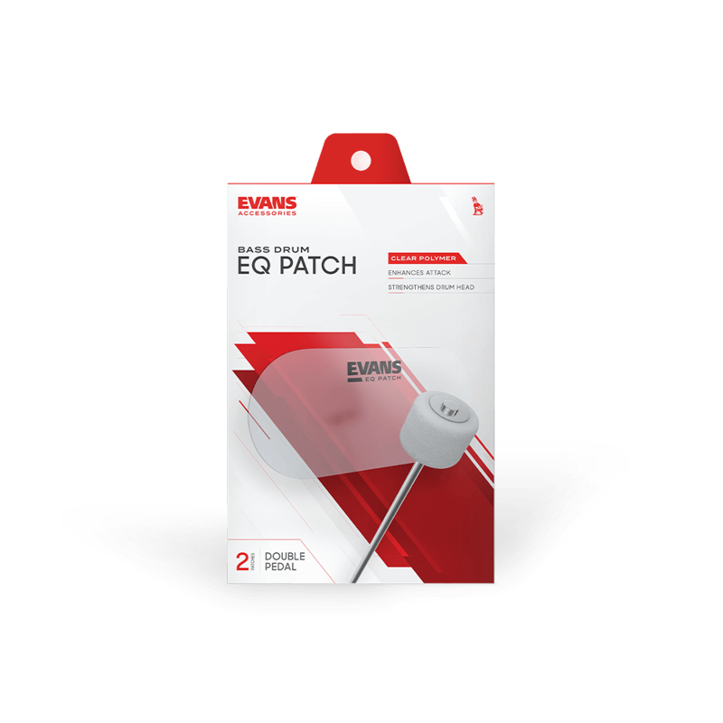 Evans EQPC2 | EQ Patch Clear Plastic Double Patch