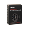 Planet Waves PWPS2 | Wood Bridge Pins Ebony With Abalone Dot