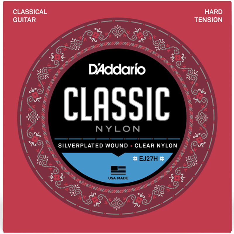 D'addario EJ27H | Hard Tension Student Nylon Strings