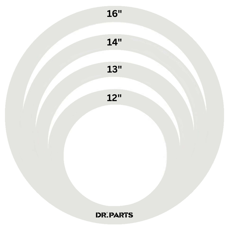 Dr Parts DR4 | E Ring Set (Clear)