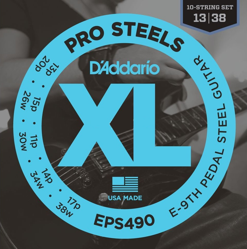 D'addario EPS490 | 13-38 Lap Steel String Set (10-String Set)