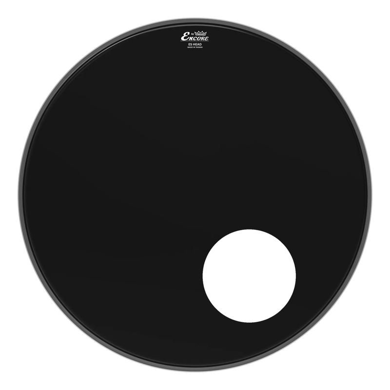 Encore EN1022ES | 22" Resonant Black Skin with Sound Hole