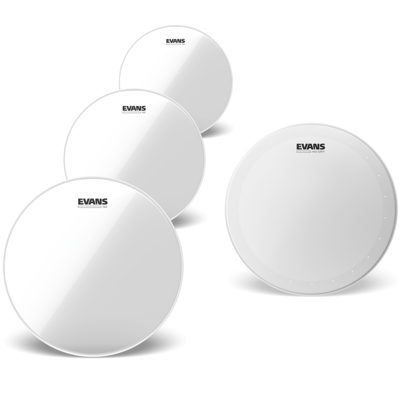 Evans EPPG2HDDR | Tom & Snare Drumskin Pack