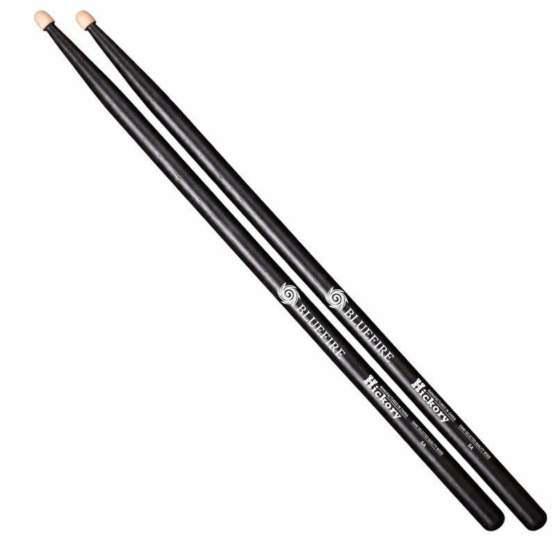 Hanflag Bluefire | 5A Hickory Blue Series Drum Sticks (Black)