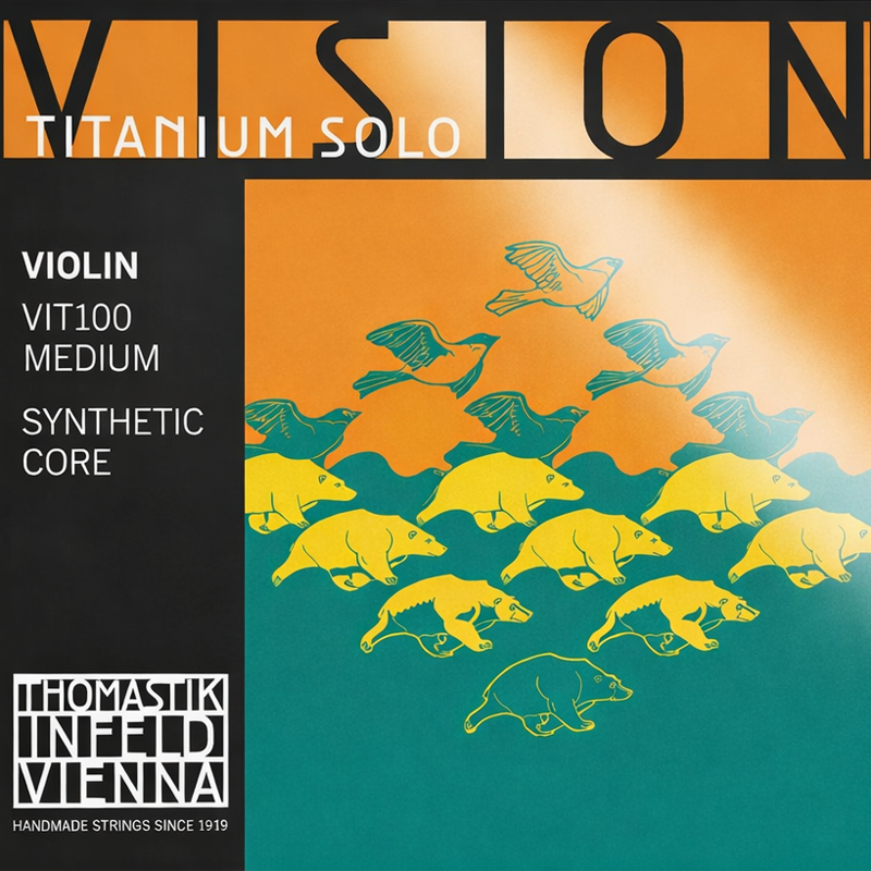 Thomastik VIT100 | Vision Titanium Solo Violin String Set (3/4 - 4/4)