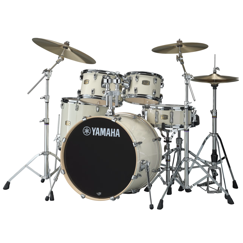Yamaha Stage Custom Birch | 5 Piece Drum Kit (Classic White)