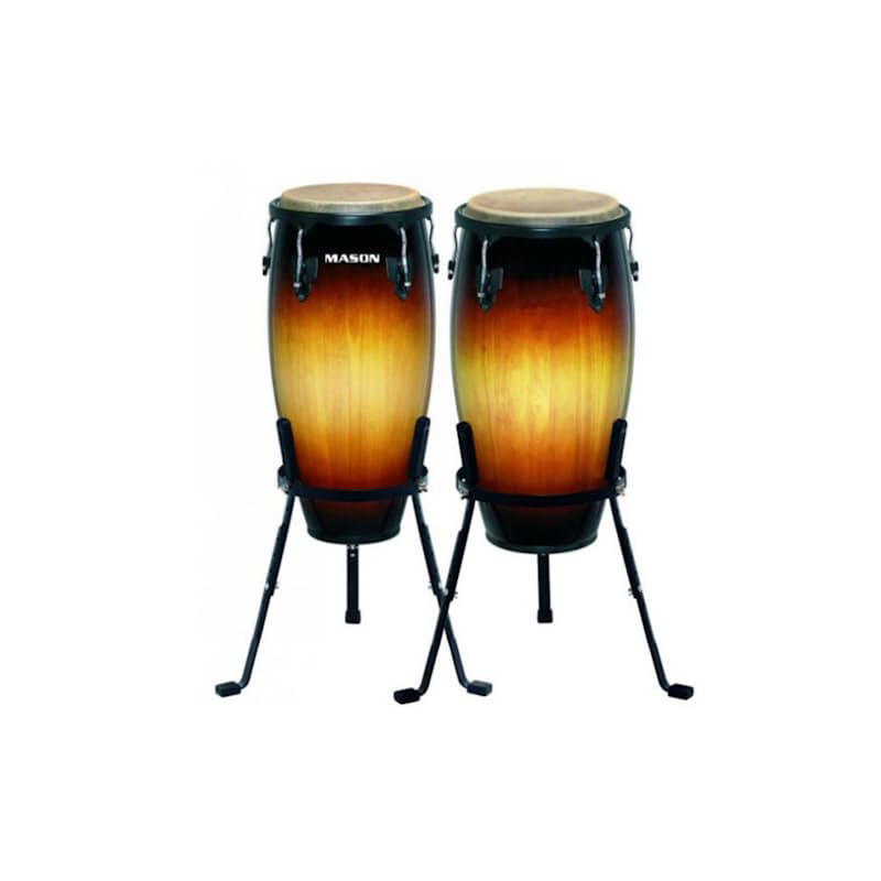 Mason AL-124FW-SB | Fiberglass Conga Set with Stands (Sunburst)