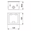 Roxtone FB186 | Floor Mounted Aluminium Box