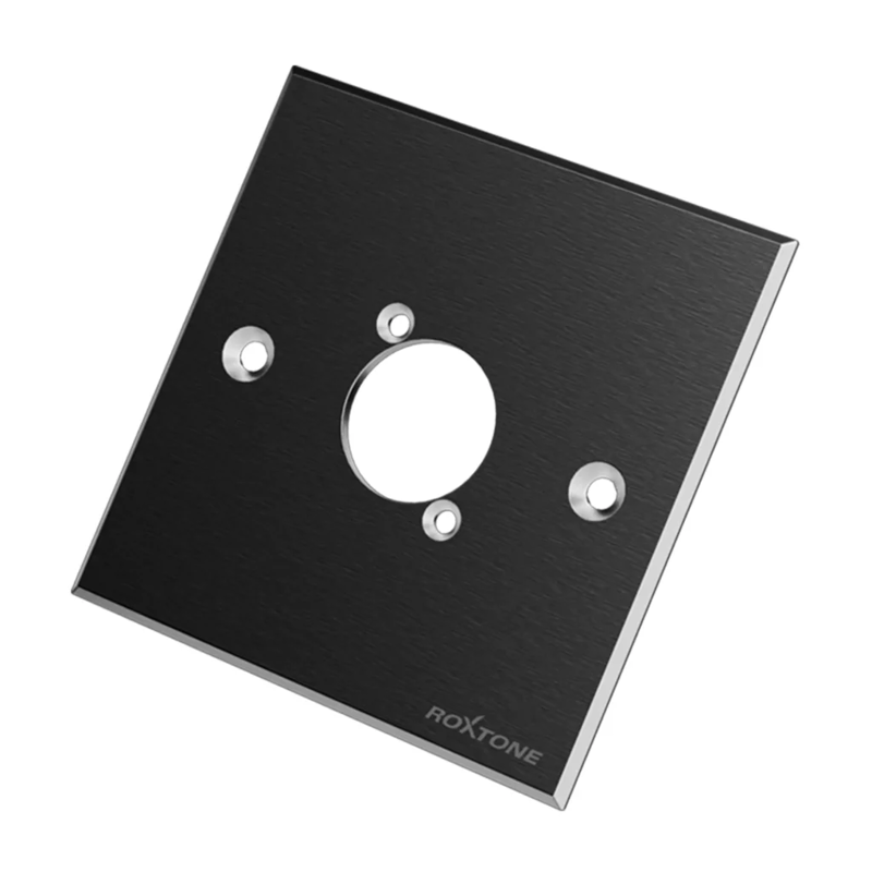 Roxtone RWPA60-1-BK | Wallplate Single Insert (Black)