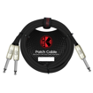 Kirlin Y-321PR | 1x 1/4" Mono Jack to 2x 1/4" Mono Jacks (2M)
