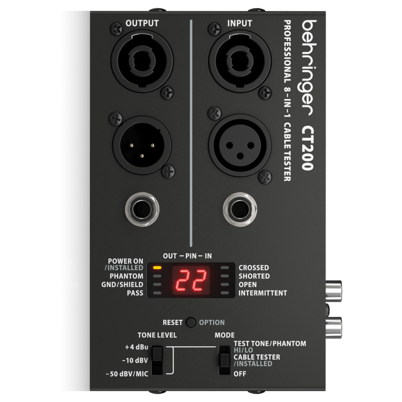 Behringer CT200 | 8 in 1 Cable Tester