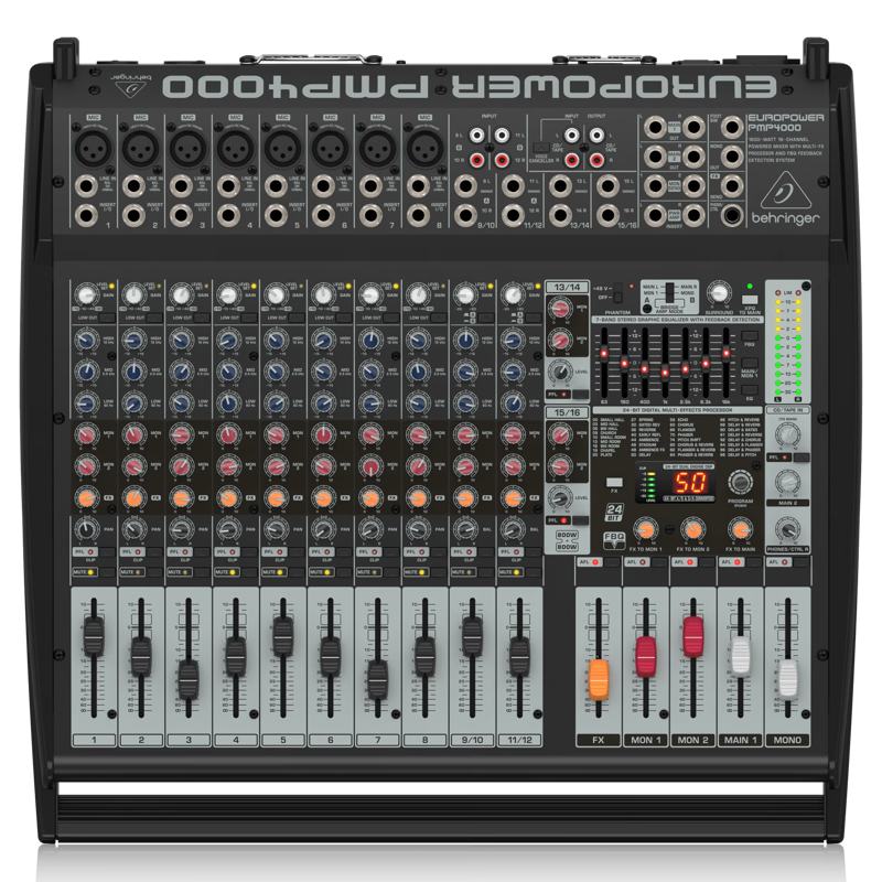 Behringer PMP4000 | 16 Channel Powered Mixer