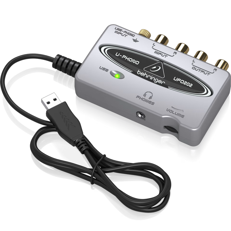 Behringer UFO202 | Audiophile USB Interface with Phono Preamp