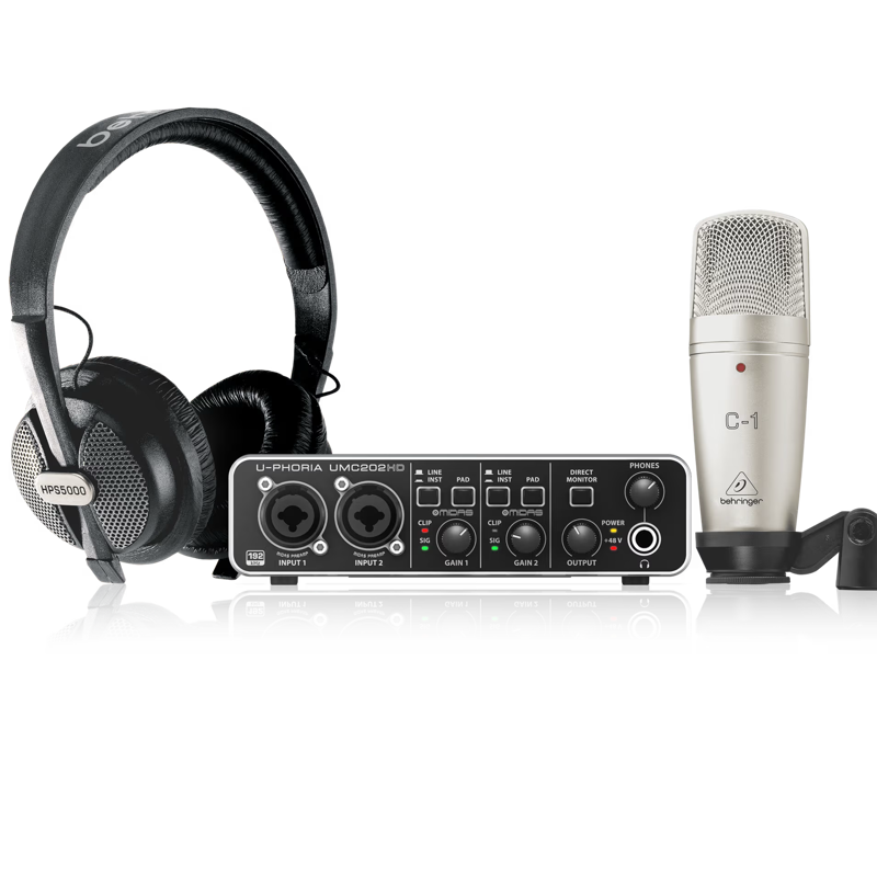 Behringer U-Phoria Studio Pro | Recording Package