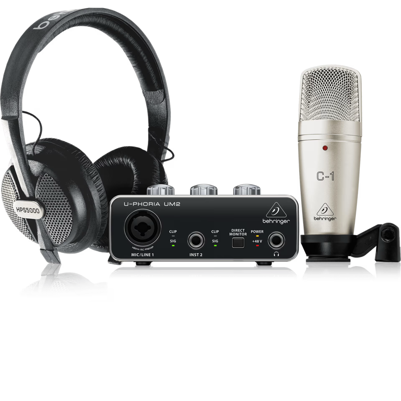 Behringer U-Phoria Studio | Recording Bundle
