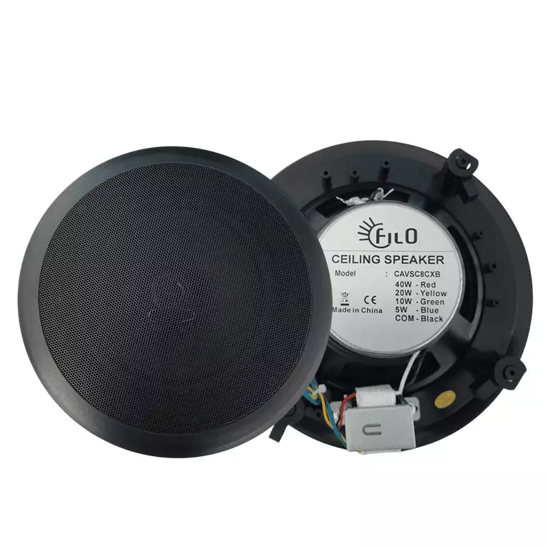 Filo CAVSC8CXB | 8" 40watt Ceiling Mount Speakers (Black)
