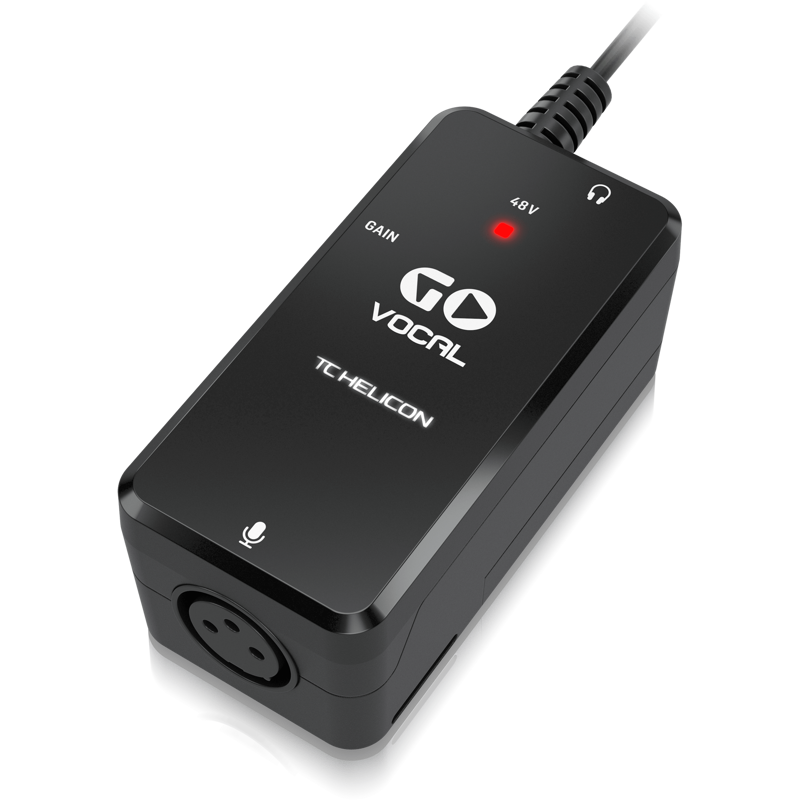 TC Helicon GO VOCAL | Mic Preamp for Mobile Devices
